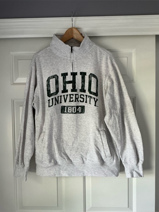 MV Sport Other - MV Sport Men’s Ohio University Grey 1/2 Zip Fleece Sweatshirt M